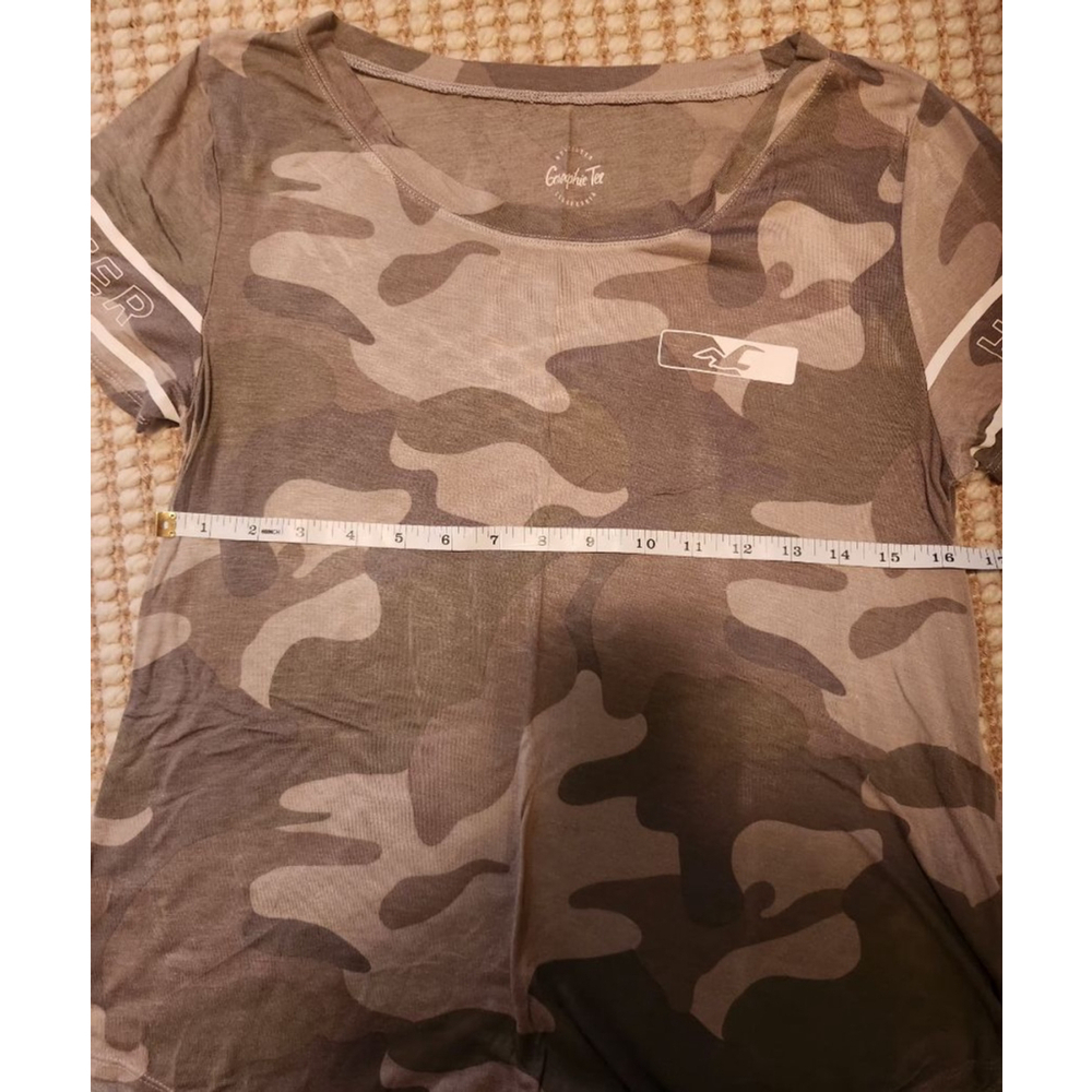 Juniors Vintage Camo Short Sleeve Tee M Cabinvcore, Preppy, Grunge Revival, NWOT - Picture 2 of 6